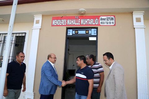 Başkan sari, menderes mahallesinde incelemelerde bulundu
