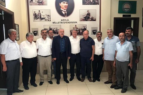 MHP Gaziantep Milletvekili Sermet Ataydan Ziraat Odasına Ziyaret