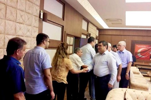 Nizip Kaymakamı Şahin personelle bayramlaştı