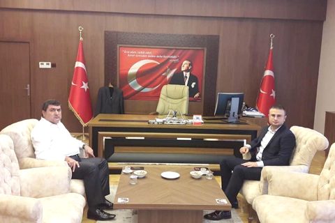 Vali Yardımcısı Bilgin den Kaymakam Şahin e veda ziyareti