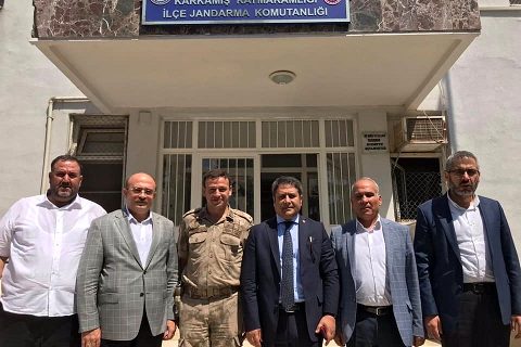 Karkamış İlçe Jandarma Komutanına Hayırlı Olsun Ziyareti