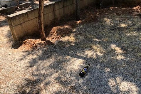 Mezarlıkta alkol rezaleti
