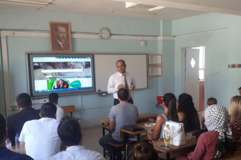 İlçe Milli Eğitim Şube Müdürümüz Mehmet DEMİR, Mesleki Çalışmalar İçin Ziraat Bankası