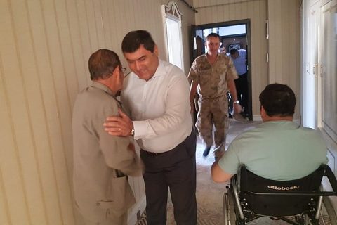 Kaymakam Kemal Şahin Şehit ailelerini ve Gazilerimizi yalnız bırakmıyor