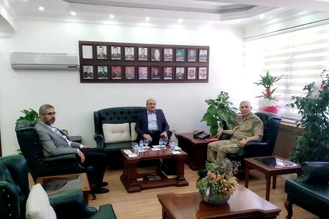 Başkan Sarı dan Albay Bekmeze ziyaret
