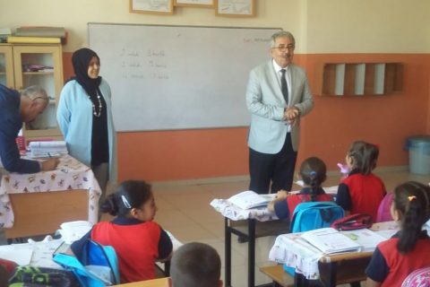 İlçe Milli Eğitim Müdürümüz Cengiz GÜNDEŞ ve Şube Müdürümüz Vehbi ÖZTÜRK'ten Sekili İ