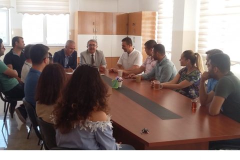 İlçe Milli Eğitim Müdürümüz Cengiz GÜNDEŞ ve Şube Müdürümüz Vehbi ÖZTÜRK'ten Maruf Ma