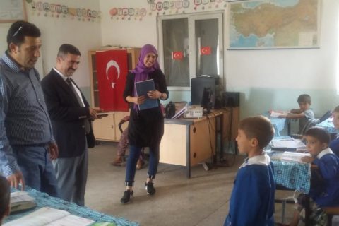 Şube Müdürlerimiz Yusuf CİCE ve Halil KENDİRCİ'den Duraklı Şıhhasan İlkokulu'na Ziyar