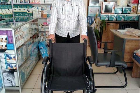 Yaşlı kadının Tekerlekli Sandalye hayali gerçek oldu