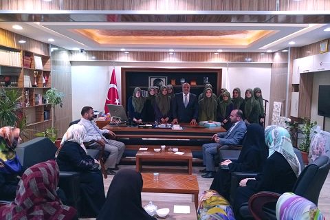 Kuran Kursu Öğrencilerinden Müftülüğe Ziyaret