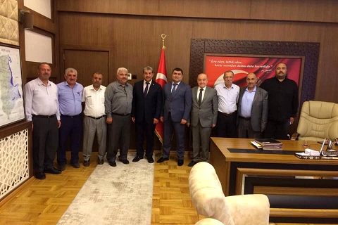 Küspeoğlundan, Nizip Kaymakamına ziyaret