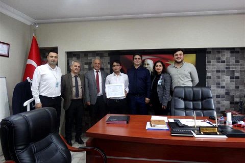 Hastane Güvenlikçisine Teşekkür Belgesi