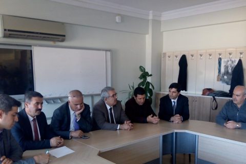 İlçe Milli Eğitim Müdürümüz Cengiz GÜNDEŞ ve Şube Müdürlerimiz Osman Sayın Anadolu Li