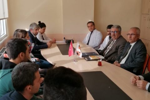 İlçe Milli Eğitim Müdürümüz Cengiz GÜNDEŞ ve Şube Müdürümüz Vehbi ÖZTÜRK'ten Artı Kol