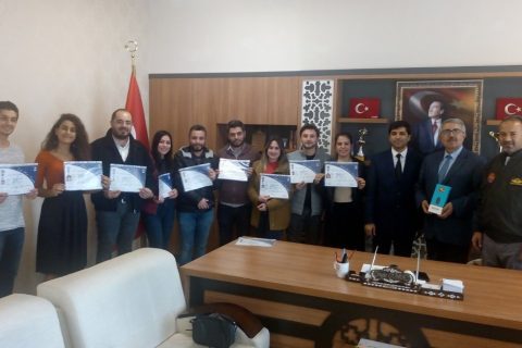 THK Model Uçak Kursu Sertifikaları İlçe Müdürümüz Cengiz GÜNDEŞ Tarafından Verildi