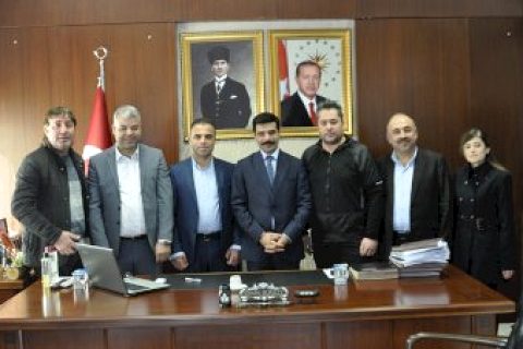 Nizip Gazeteciler Derneği’nden Kaymakam Bağlı’ya Ziyaret
