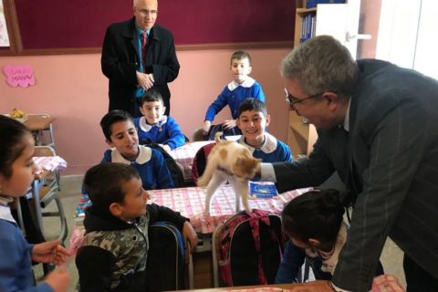 İlçe Milli Eğitim Müdürümüz Cengiz GÜNDEŞ, Şube Müdürlerimiz Vehbi ÖZTÜRK ve Yusuf Cİ