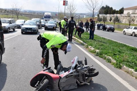 Nizip'te trafik kazası 1 yaralı