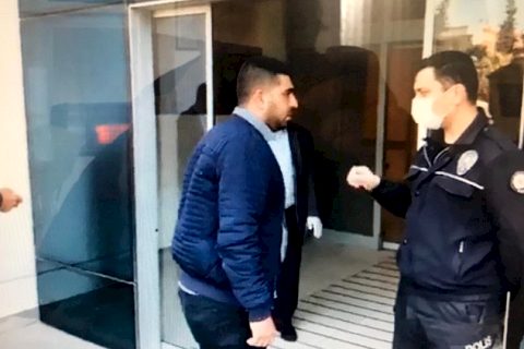 Nizip Hükümet Konağında koronavirüs tedbirleri!