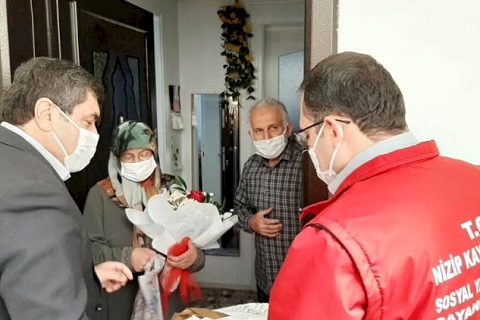 Kaymakamdan şehit annelerine ziyaret