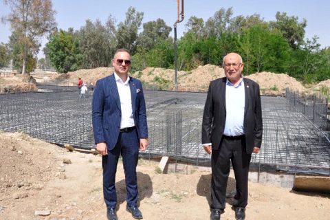 Hayırsever İş Adamı Hacı Sadettin Bilgin Camii Külliyesinin Temeli Atıldı