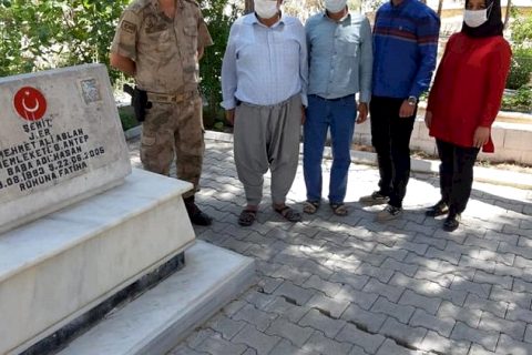 Jandarma Komutanı Diki'den Şehit Babasına Ziyaret