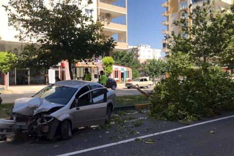 Nizip’te Trafik Kazası ;  1 Yaralı 