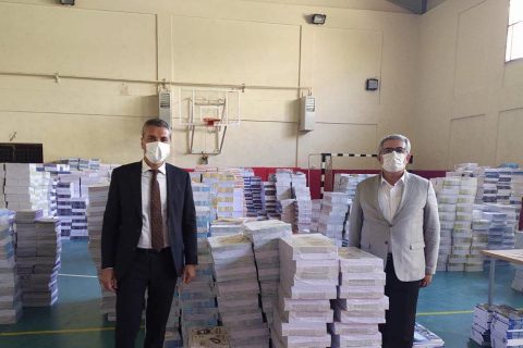 İl Milli Eğitim Müdürümüz Sayın Yasin TEPE, Ücretsiz Ders Kitabı Dağıtımı Çalışmaları