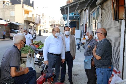 Başkan Sarı’dan esnaf ziyareti