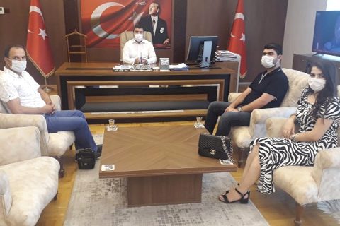Nizip Ayyıldız Koleji Yöneticilerinden Kaymakam Şahin'e Ziyaret
