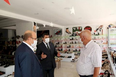 Kaymakam Şahin ve Başkan Sarı denetimde