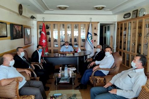 Merkez Partisi ilçe Yönetimi'nden NRT’ye Ziyaret