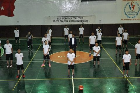 Nizip Gücü Basketbol Takımı  ilk antrenmanı yaptı