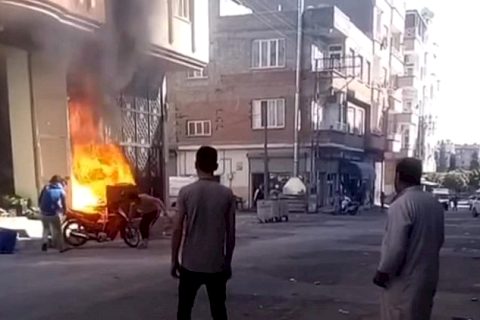 Nizip'te Yangın