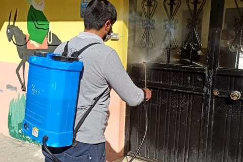 Nizip Belediyesi Kur’an Kurslarını dezenfekte etti