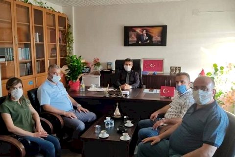 Yeni Milli Eğitim Müdürüne ziyaret