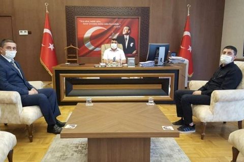 Kaymakam Şahin’e *Yeni Tapu Müdüründen Ziyaret