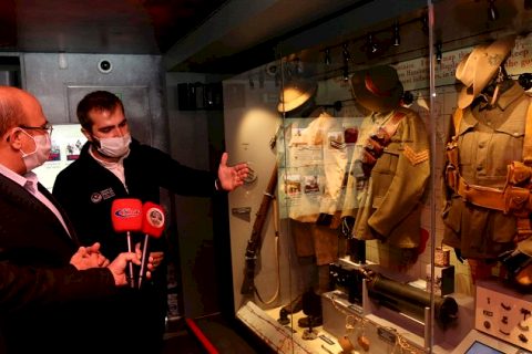 Sarı ve Tanrıöver, Nizip’teki tarihi alanlarda incelemelerde bulundu