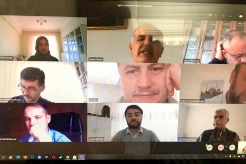 İl Müftülüğü Hazırlar Başkanlığında Online Toplantı