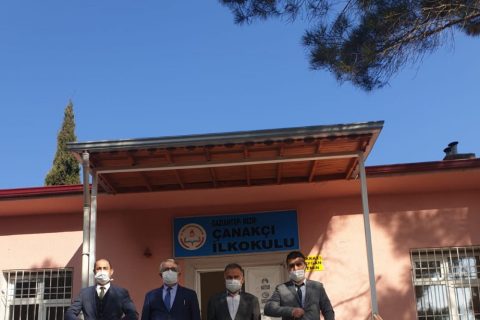 İlçe Milli Eğitim Müdürümüz Cengiz GÜNDEŞ ve Şube Müdürlerimizden Köy Okullarımıza Zi