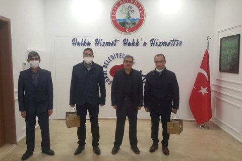 Çölyak Dernek Başkanı’ndan Nizip Belediyesi’ne teşekkür ziyareti