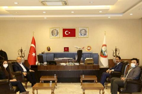 İl Sağlık Müdürü Tiryaki’den Belediye Başkanı Sarı'ya ziyaret*