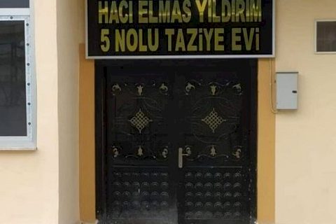 Hacı Elmas Yıldırım'ın adı taziye evinde yaşayacak