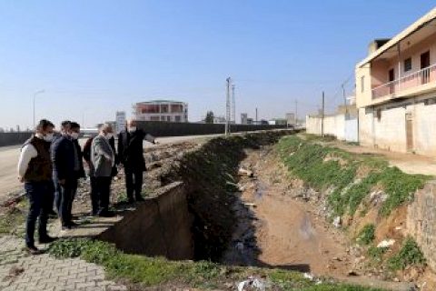 Başkan Sarı sahadaki çalışmaları inceledi 