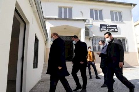 Başkan Sarı'dan mahalle ziyareti 
