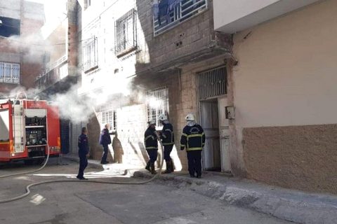 Nizip'te yangın