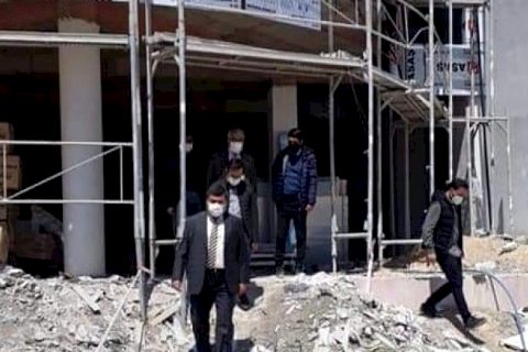 Vali Yardımcısı Çiftçi, Okul İnşaatlarında İnceleme Yaptı