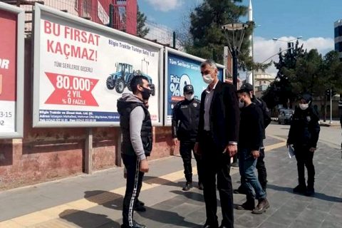 Nizip Emniyet Müdürü Yaman'dan Covid-19 tedbirleri denetimi