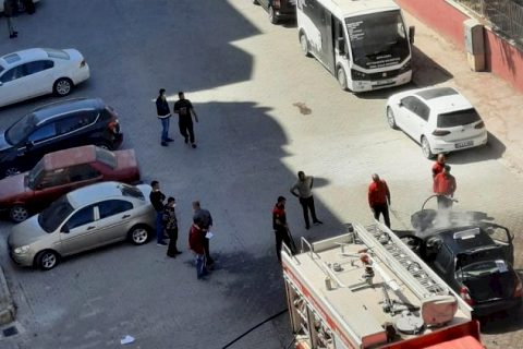 Direksiyon dersinde korku dolu dakikalar