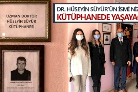 Dr. Hüseyin Süyür’ün ismi Nizip’te kütüphanede yaşayacak